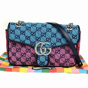 Gucci Gg Marmont  Canvas Shoulder Bag ()