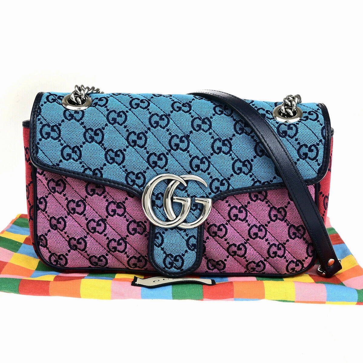 Gucci Gg Marmont  Canvas Shoulder Bag ()