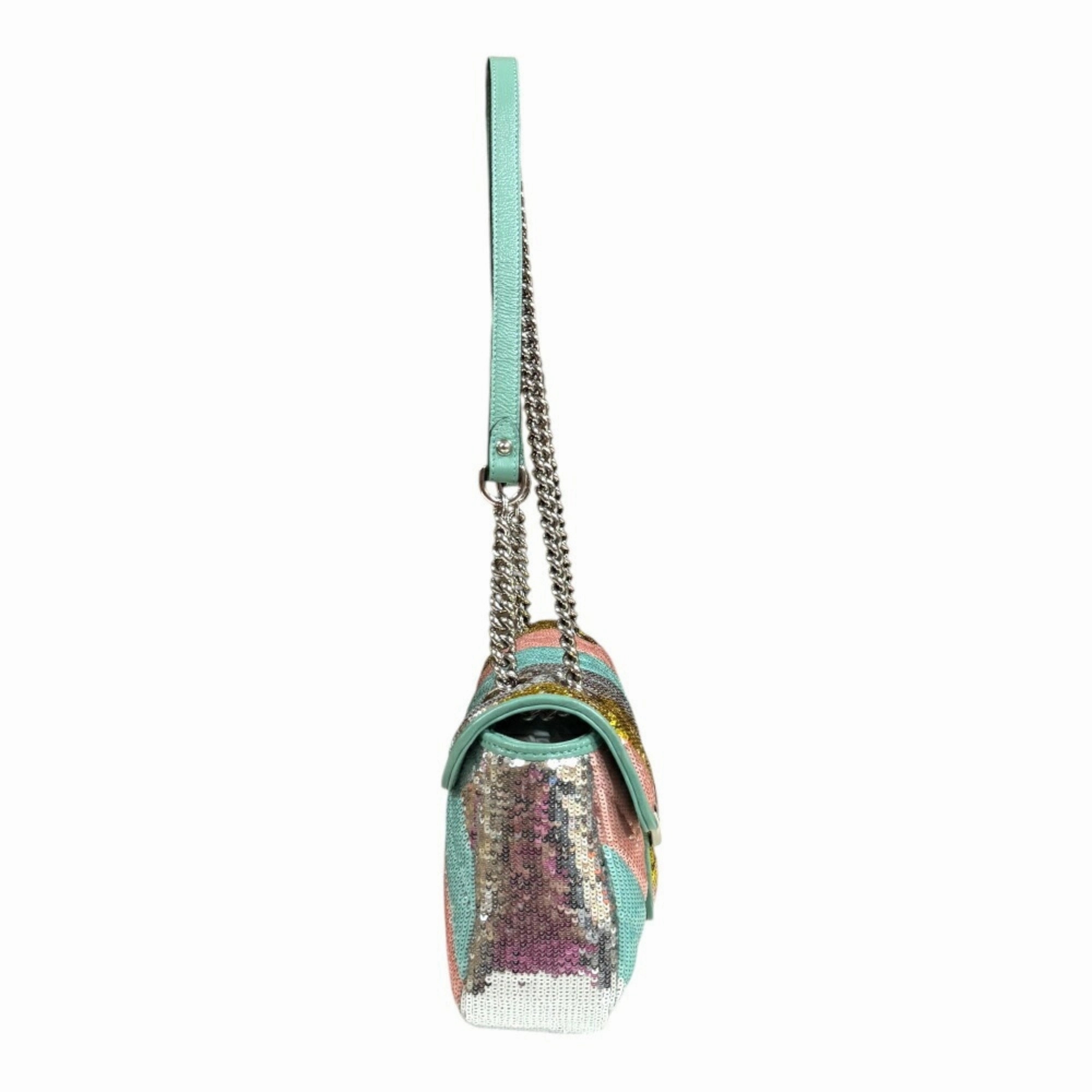 Gucci Gg Marmont Multi-Color Spangles Shoulder Bag ()