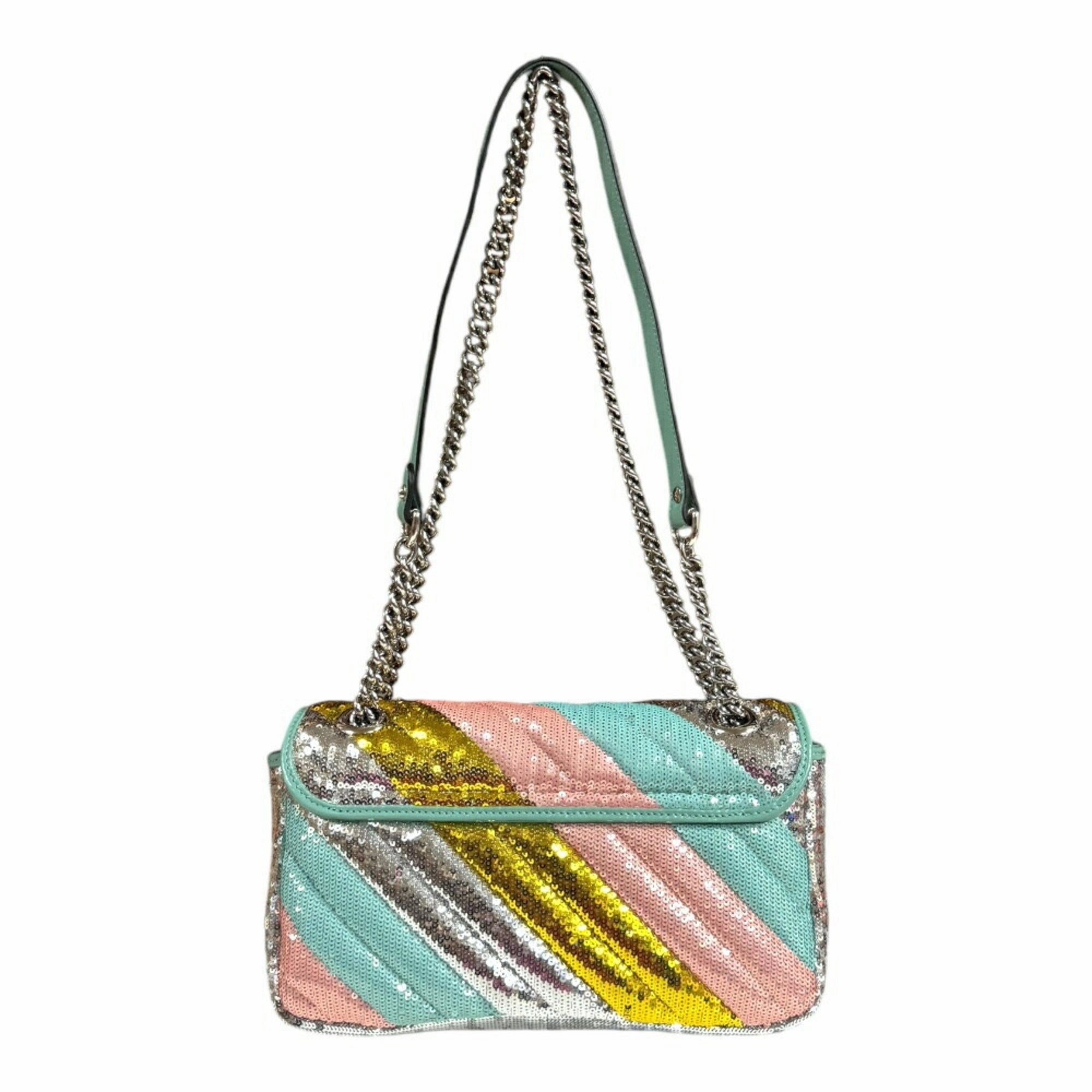Gucci Gg Marmont Multi-Color Spangles Shoulder Bag ()