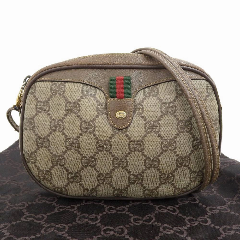 Gucci GG Plus Shoulder Bag Crossbody Brown