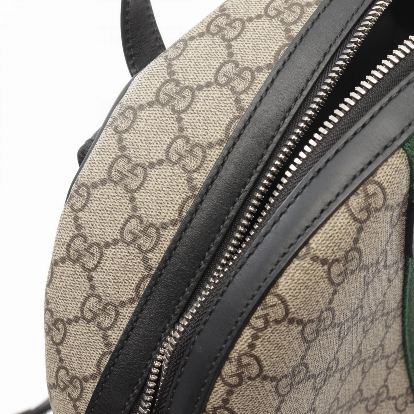Gucci GG Supreme Backpack PVC Leather