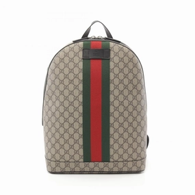 Gucci GG Supreme Backpack PVC Leather