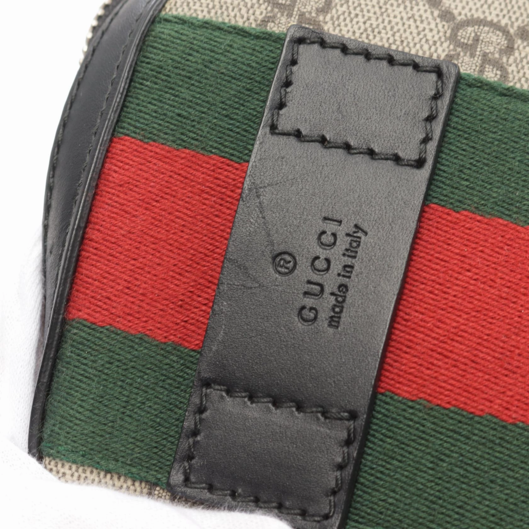 Gucci GG Supreme Backpack PVC Leather