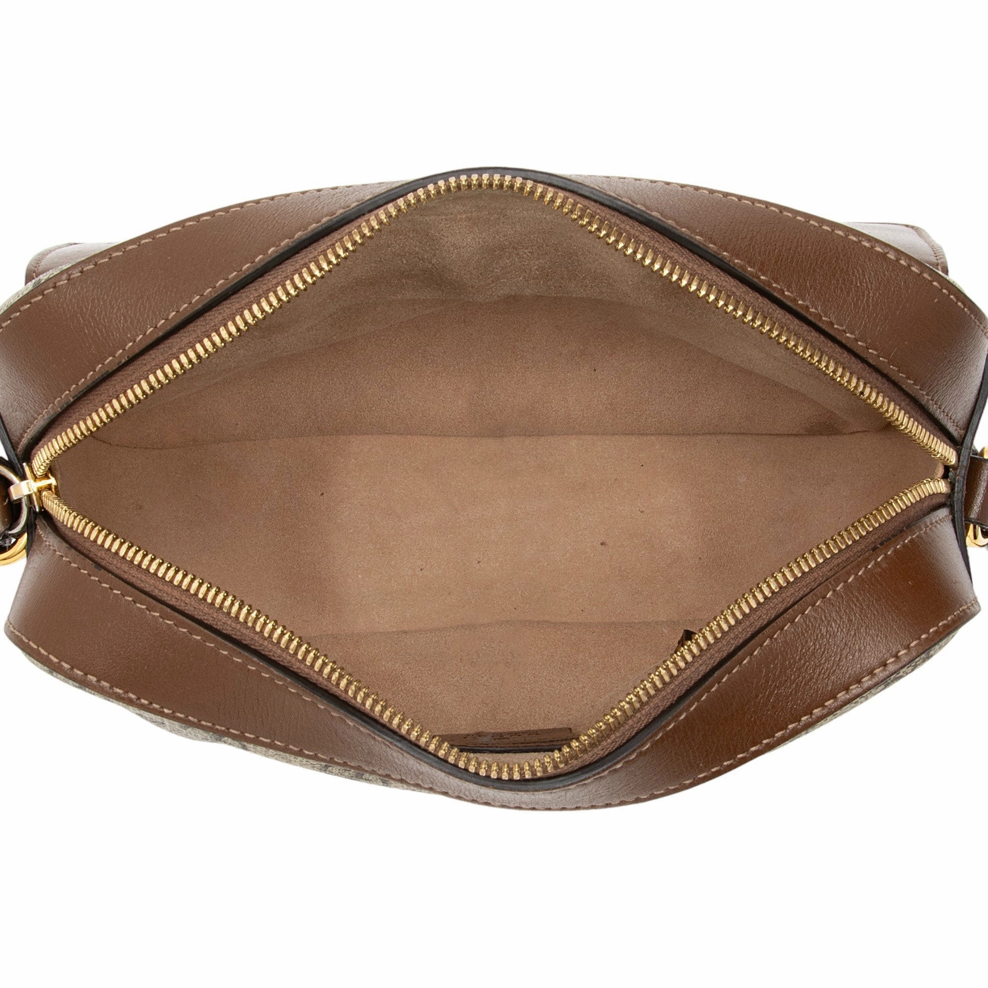 Gucci GG Supreme Calfskin Horsebit 1955 Small Shoulder Bag (SHF-BWc4W6)