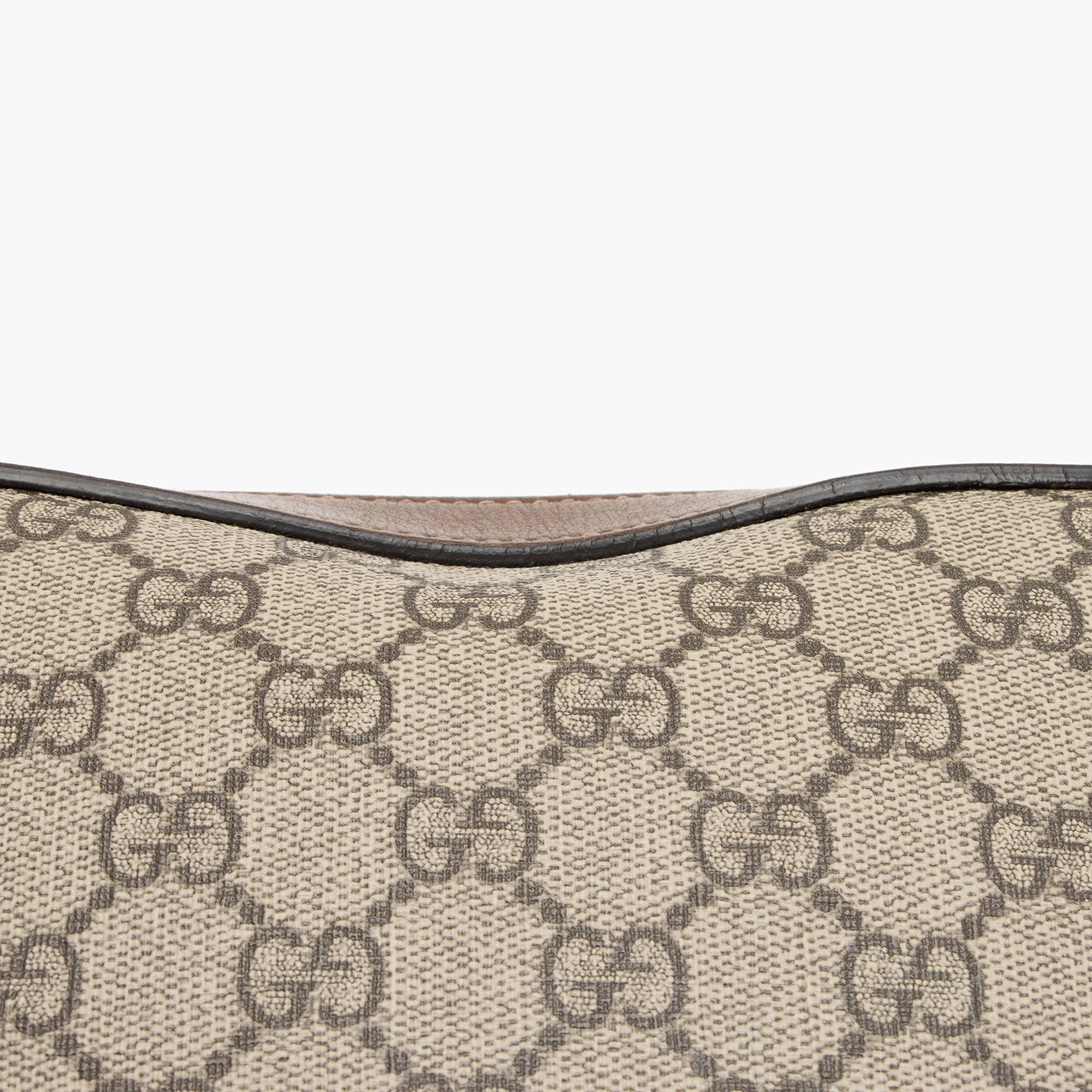 Gucci GG Supreme Calfskin Horsebit 1955 Small Shoulder Bag (SHF-BWc4W6)