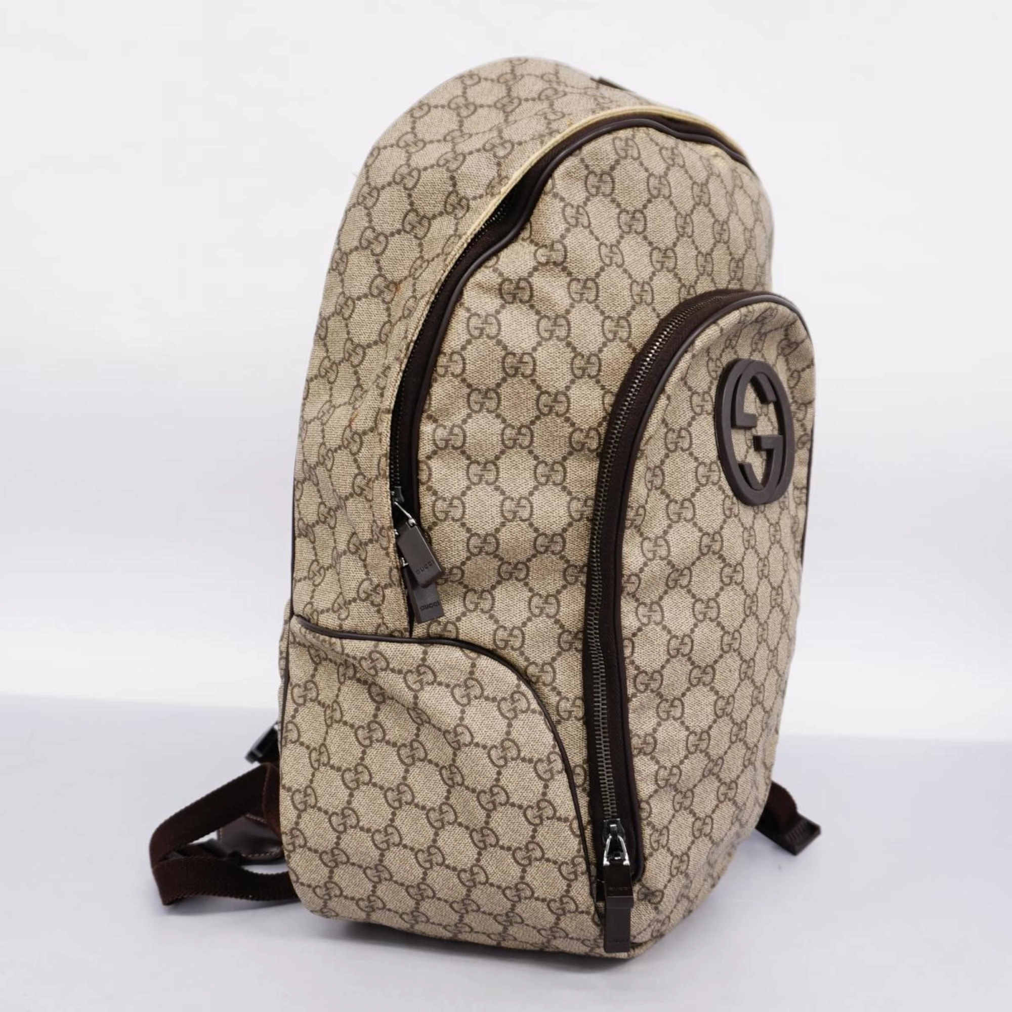 Gucci Gg Supreme  Canvas Backpack Bag ()