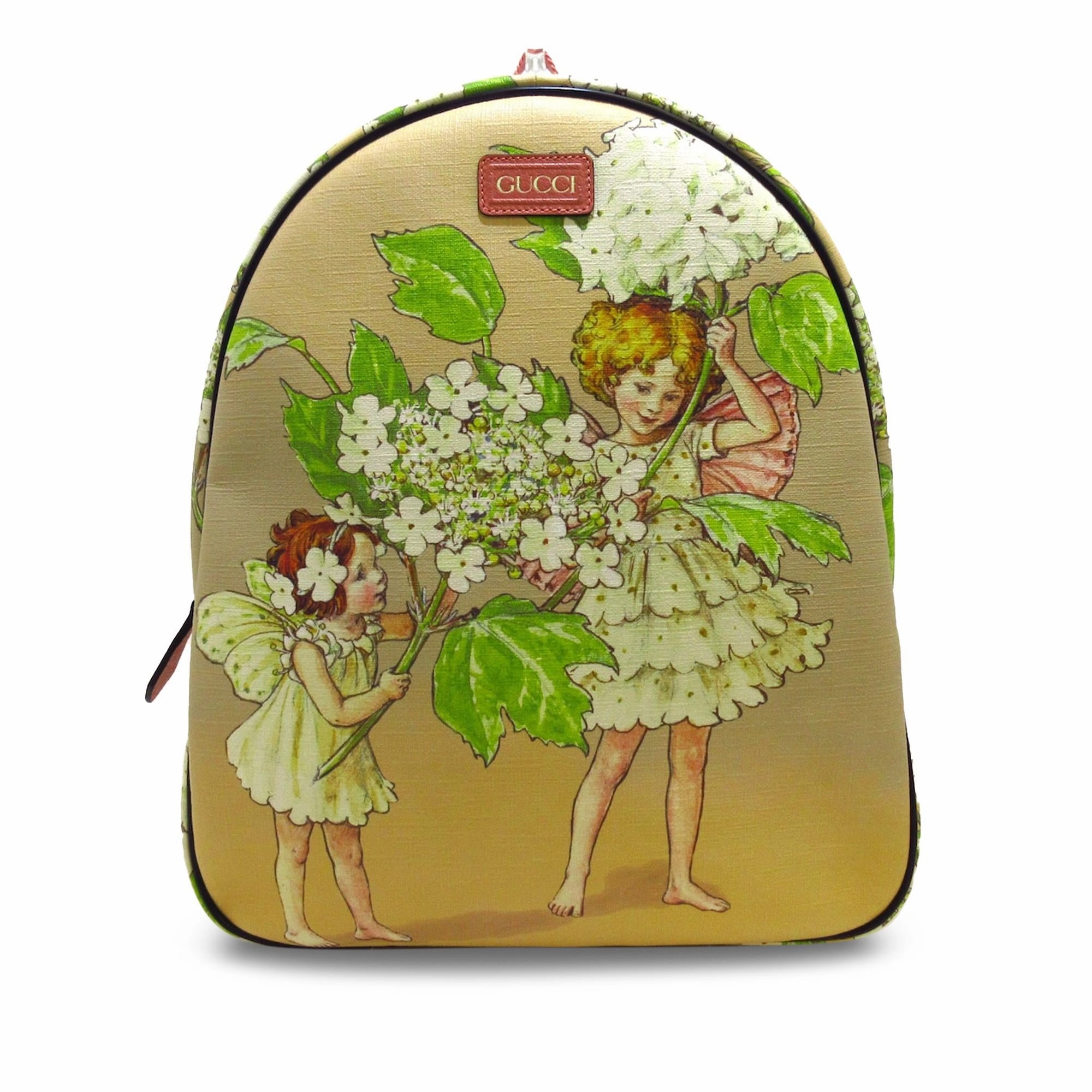 Gucci GG Supreme Children's Fairy Print Backpack (SHG-OqIx7Y)