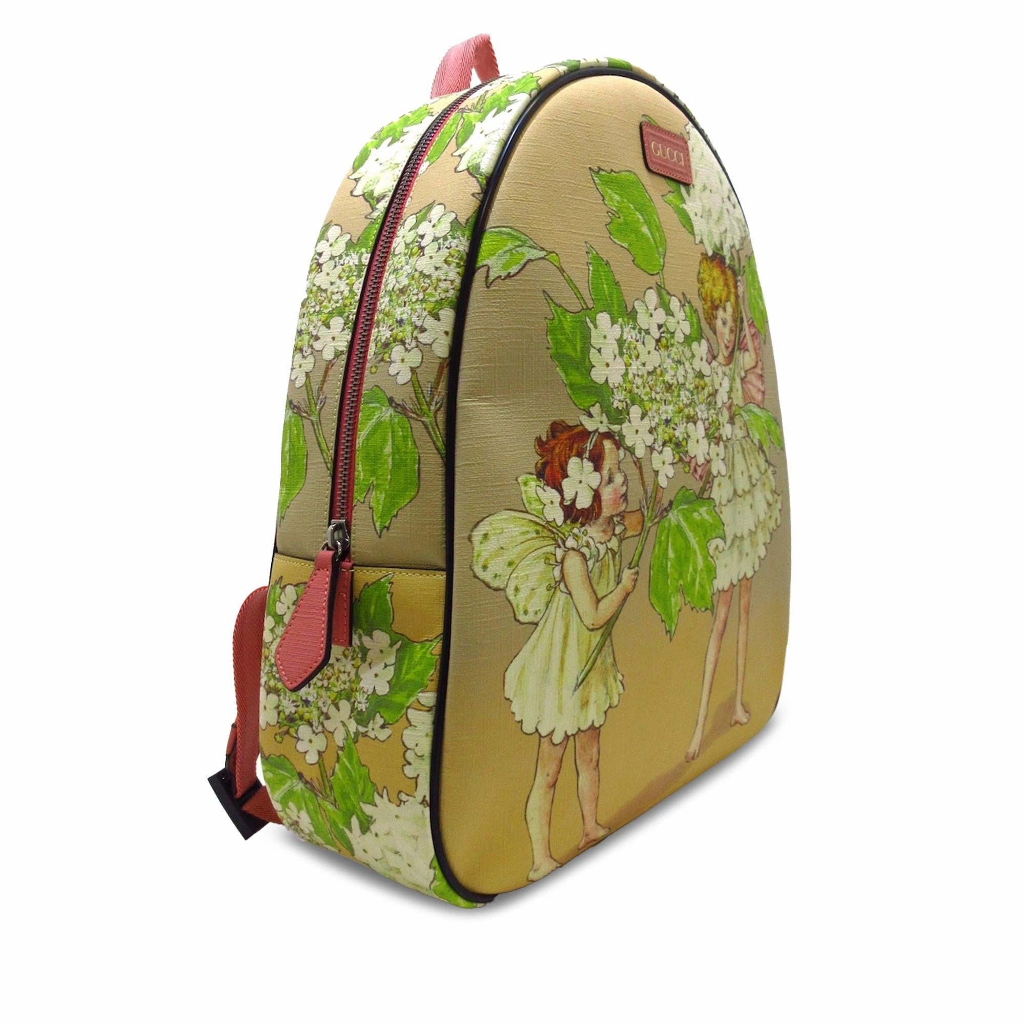 Gucci GG Supreme Children's Fairy Print Backpack (SHG-OqIx7Y)