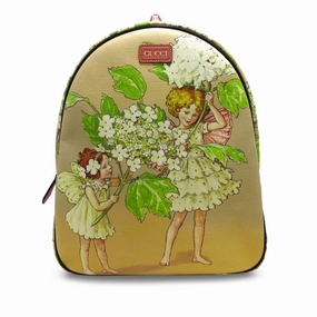 Gucci GG Supreme Children's Fairy Print Backpack (SHG-OqIx7Y)
