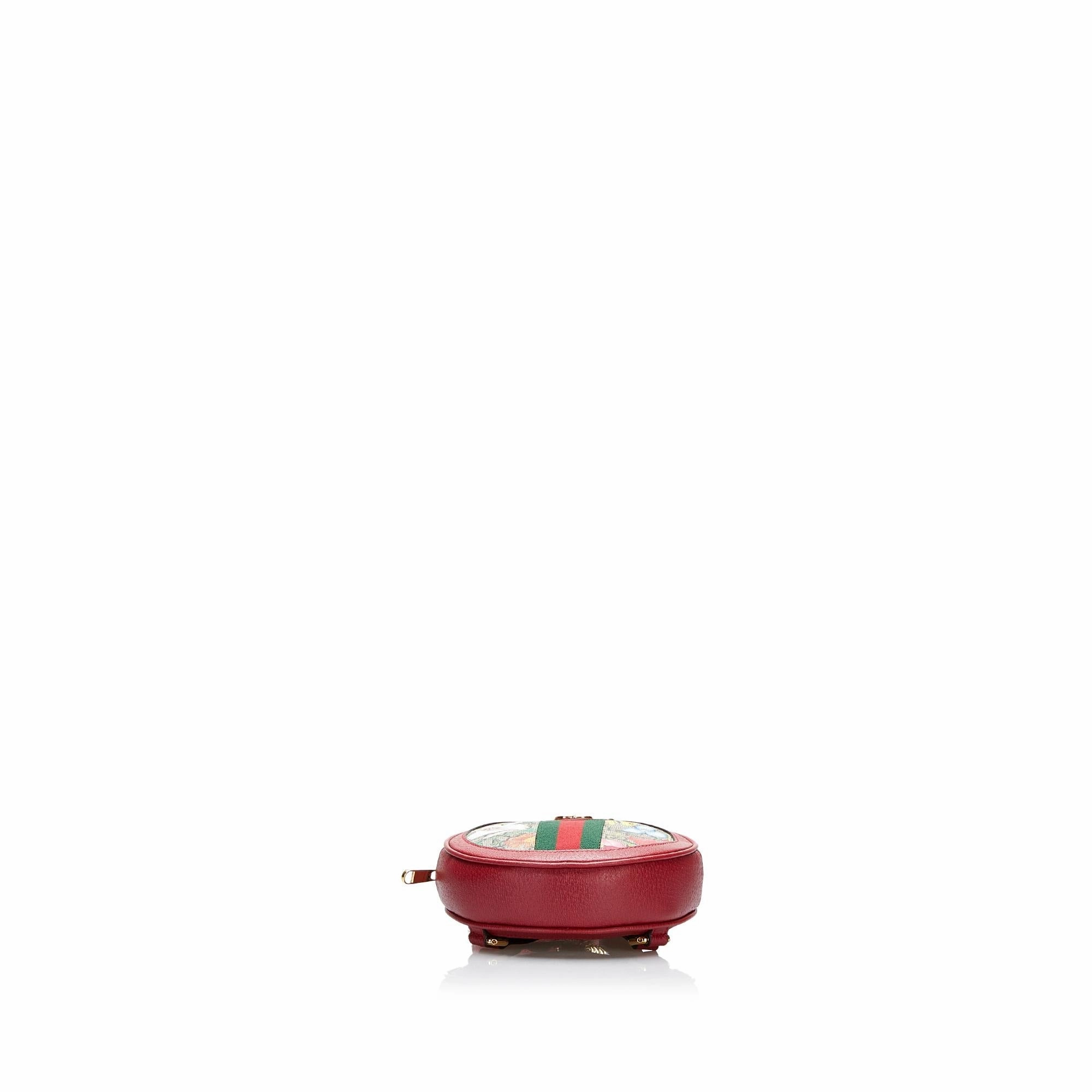 Gucci GG Supreme Flora Ophidia Round Backpack (SHG-SA7zlW)
