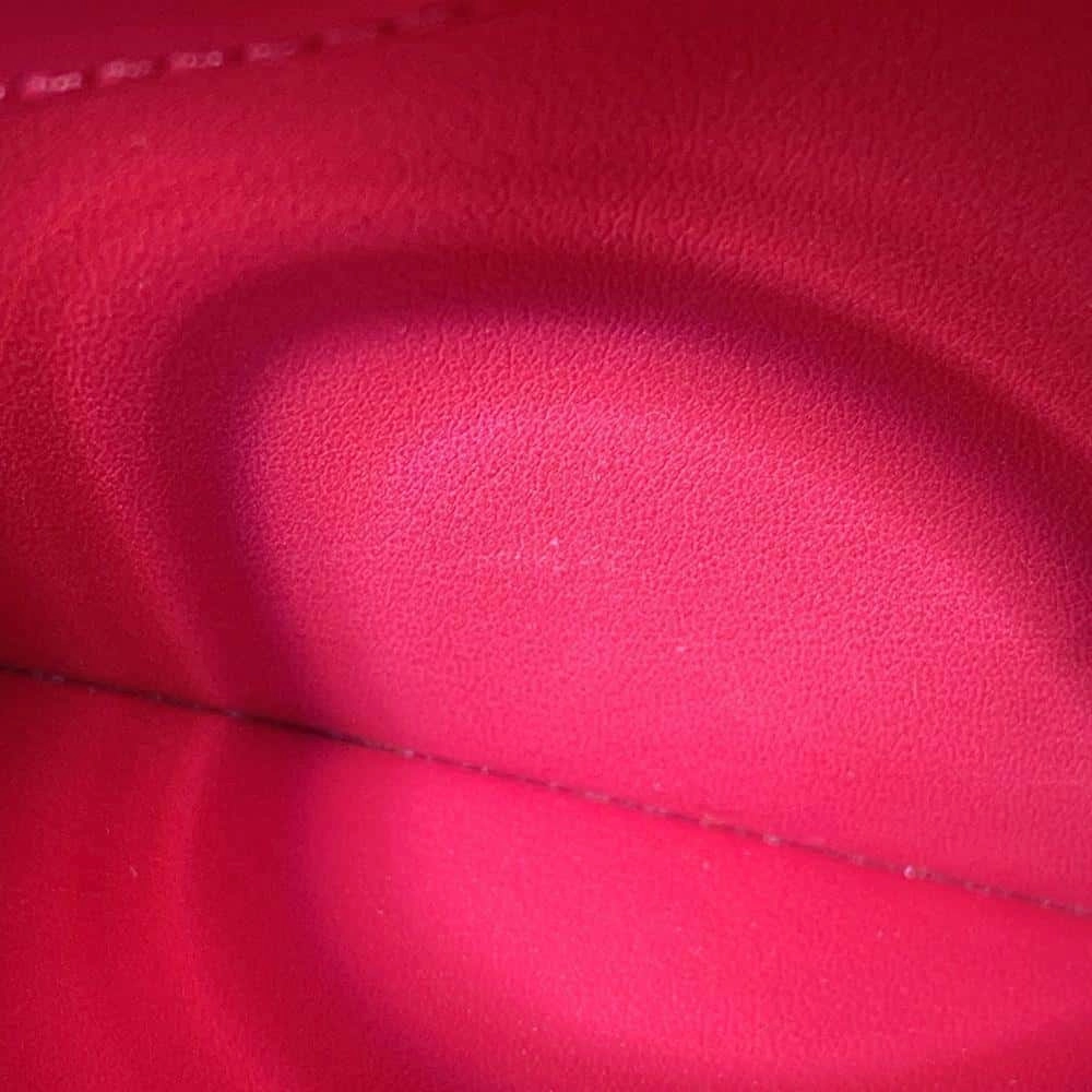 GUCCI GG Supreme Heart LOVE ChainShoulder Red/Beige678131 PVC Coated Canvas Size Small