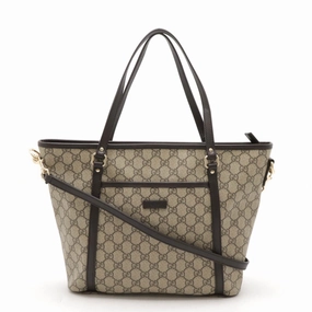 Gucci Gg Supreme  Leather Shoulder Bag ()