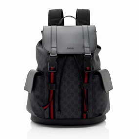 Gucci GG Supreme Medium Flap Backpack (SHF-NNj9Jx)
