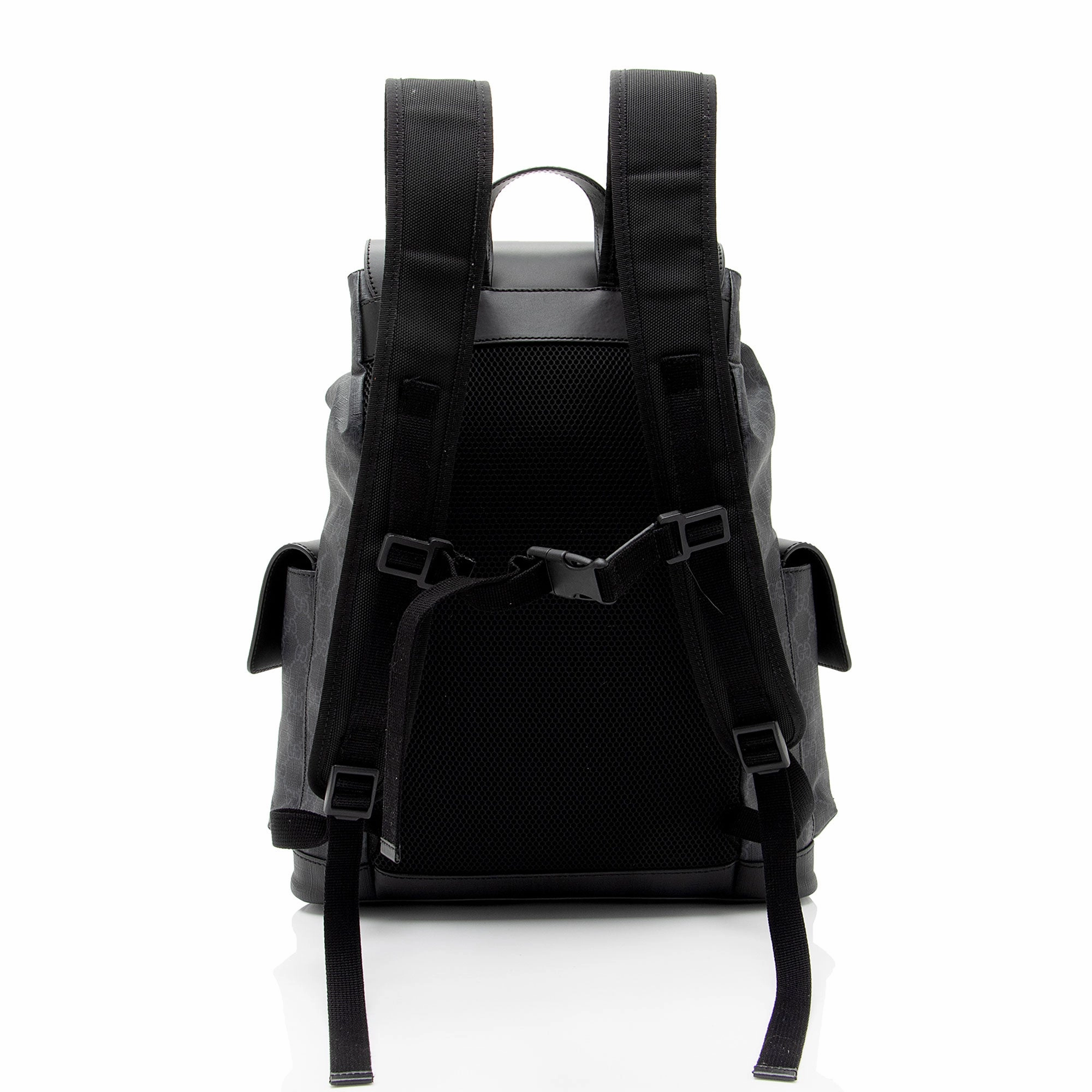 Gucci GG Supreme Medium Flap Backpack (SHF-NNj9Jx)