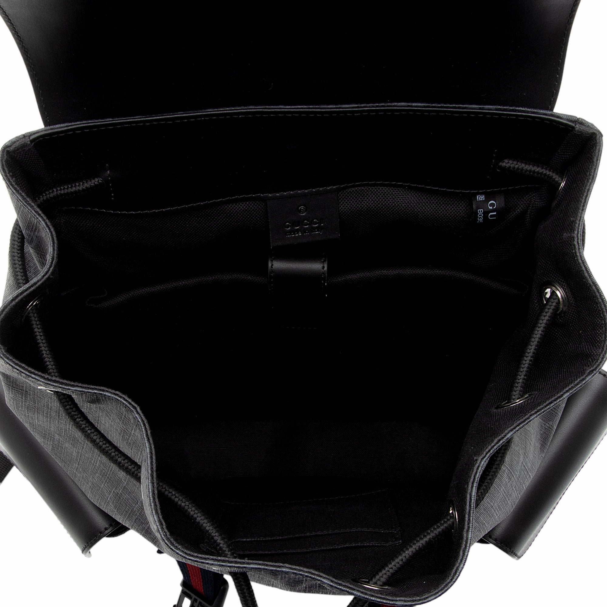 Gucci GG Supreme Medium Flap Backpack (SHF-NNj9Jx)