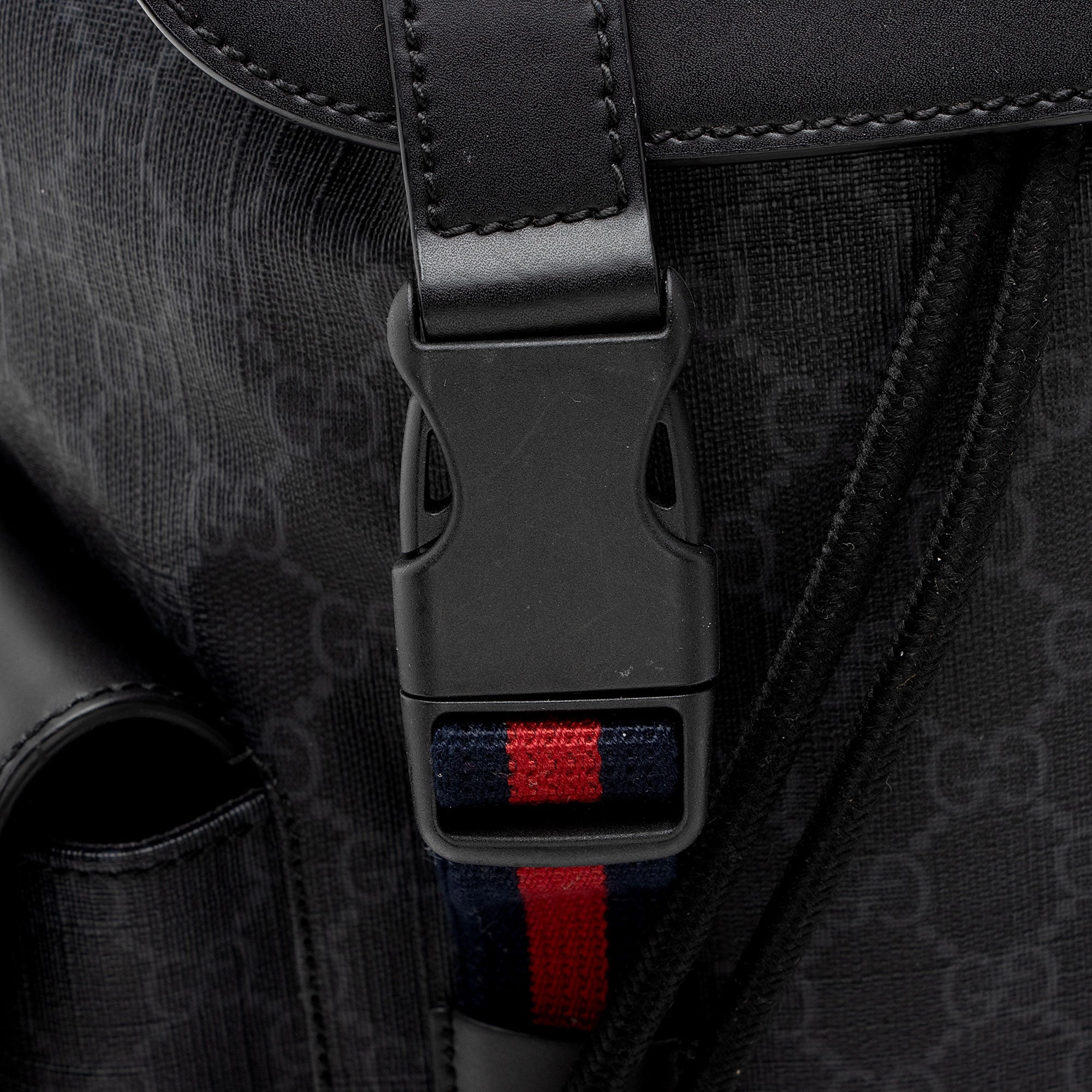 Gucci GG Supreme Medium Flap Backpack (SHF-NNj9Jx)