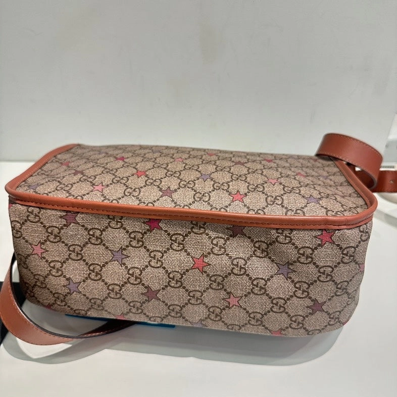 Gucci GG Supreme Monogram Beige Crossbody Bag
