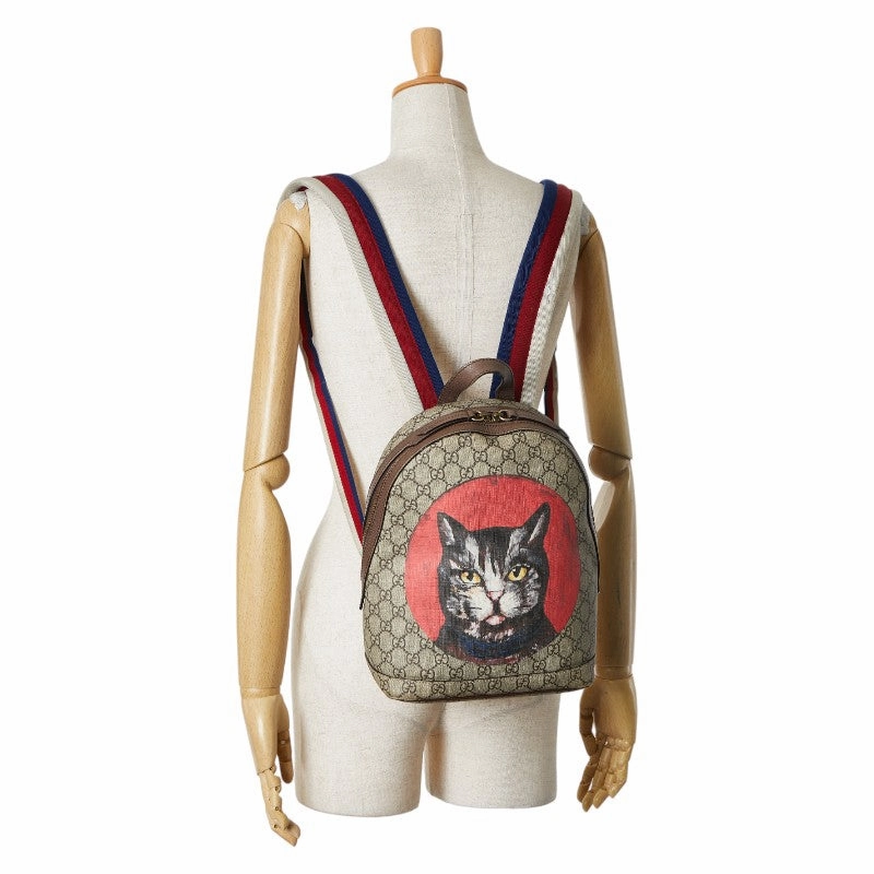 Gucci GG Supreme Mystic Cat Backpack 495621