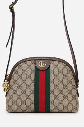Gucci GG Supreme Ophidia Small Rounded Top Shoulder Bag