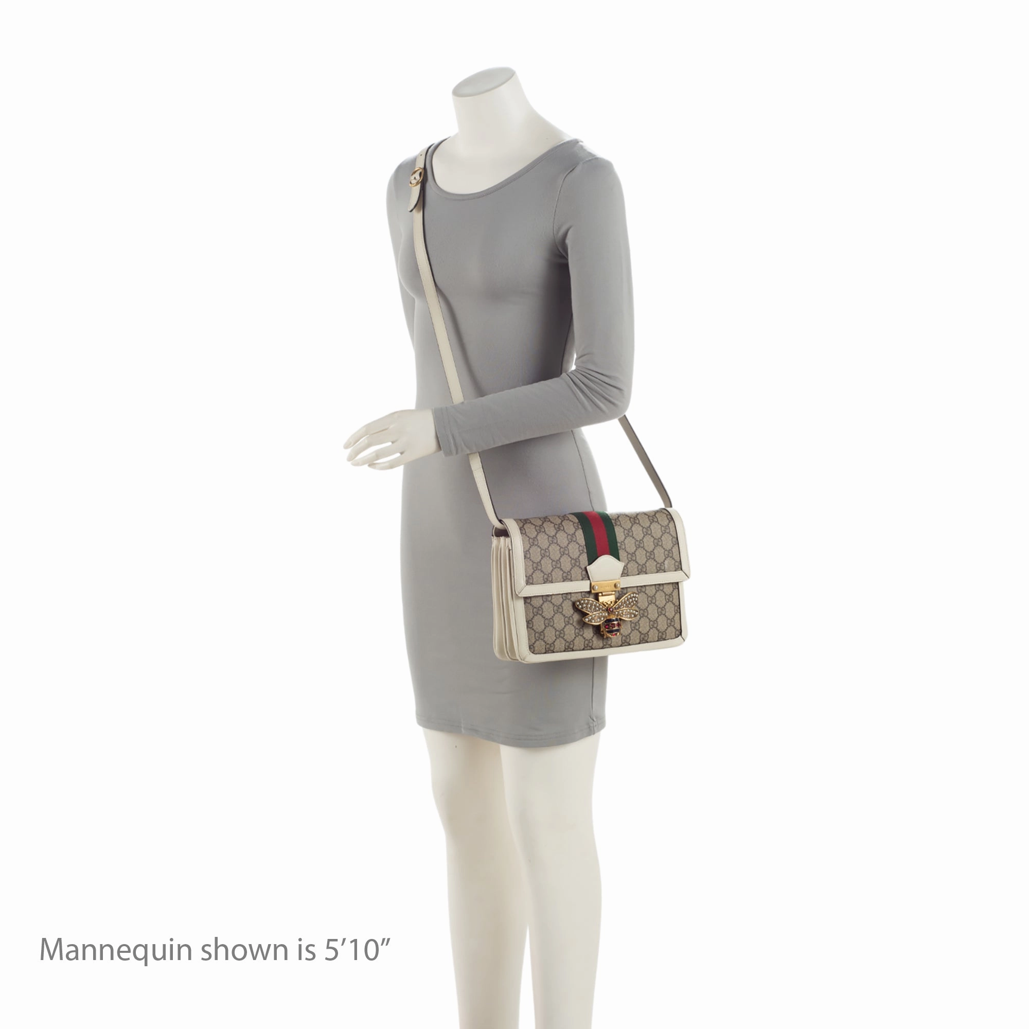 Gucci GG Supreme Queen Margaret Medium Shoulder Bag (SHF-ru59Pg)