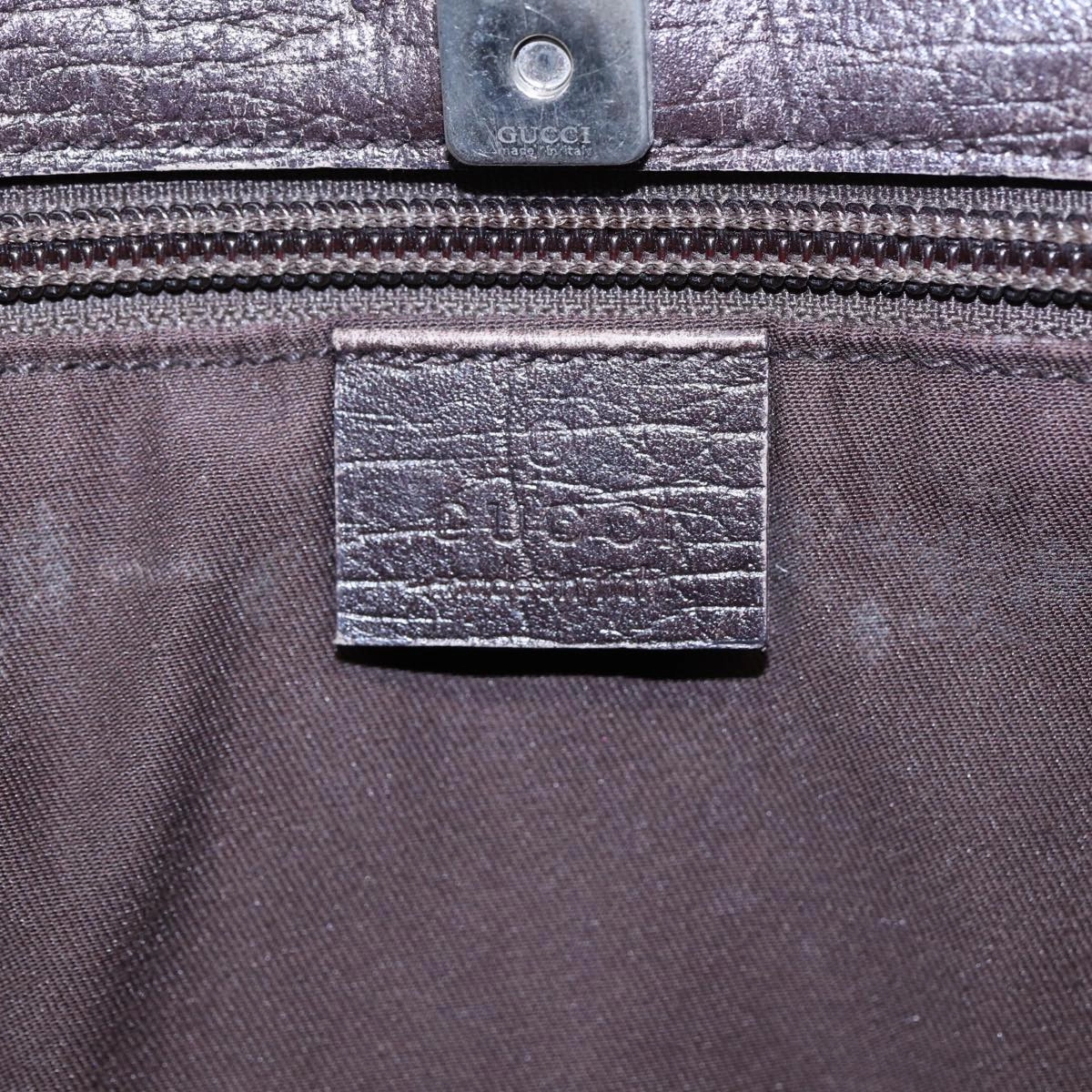 GUCCI GG Supreme Shoulder Bag Beige Silver 114288  85858