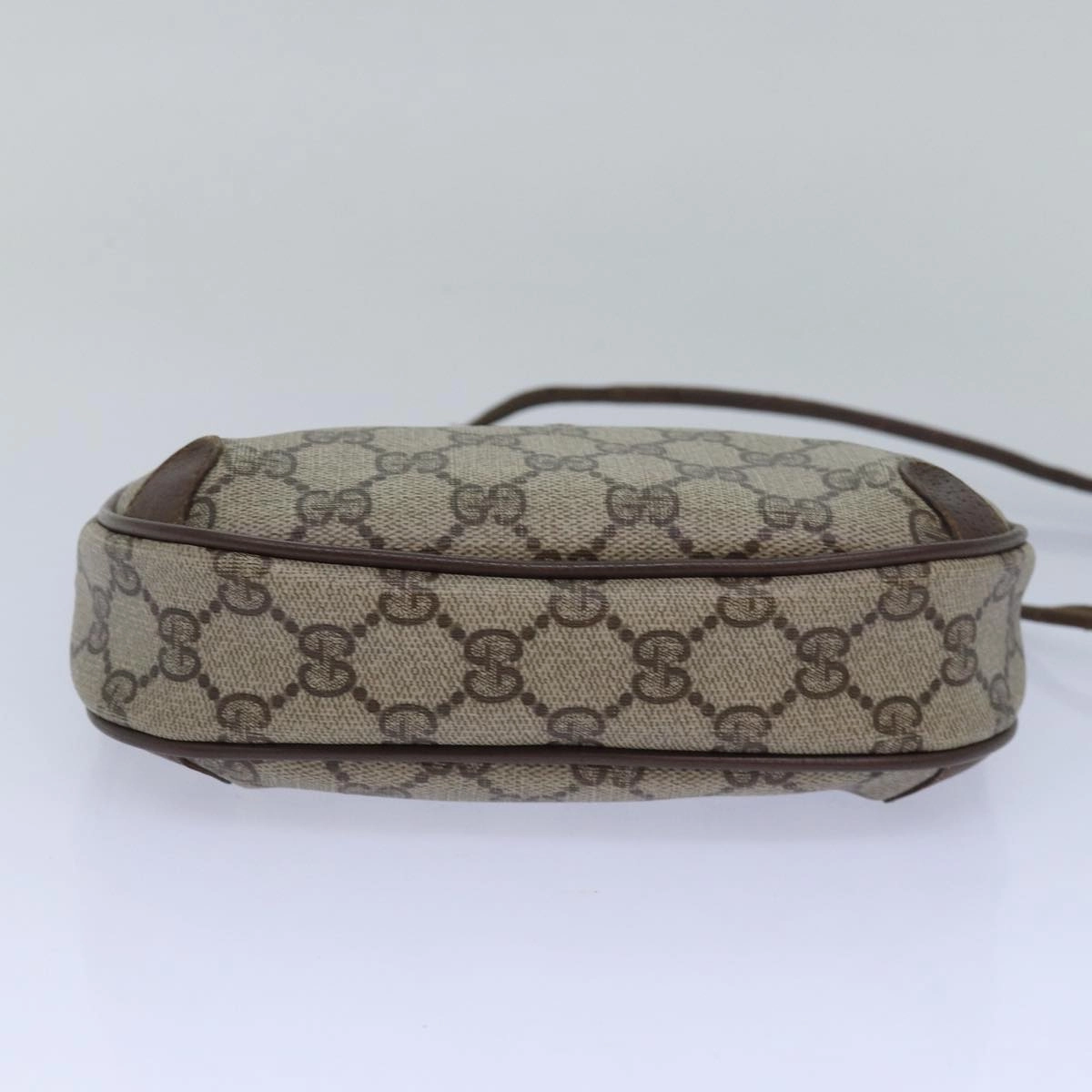 GUCCI GG Supreme Shoulder Bag PVC Leather Beige 89 02 066  bs15441