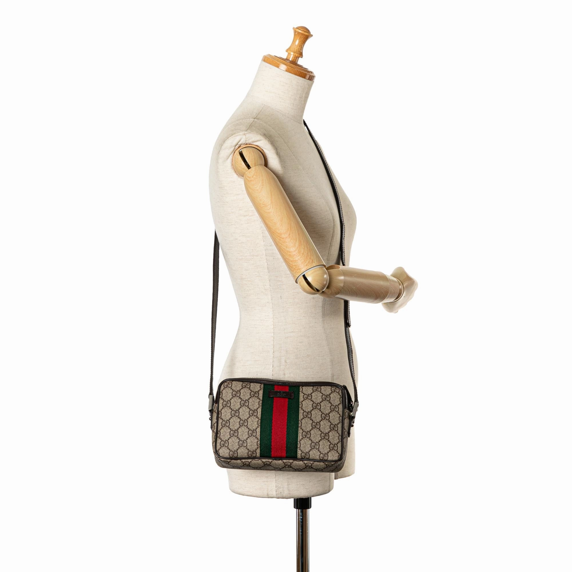 Gucci GG Supreme Web Crossbody (SHG-YOvnW5)