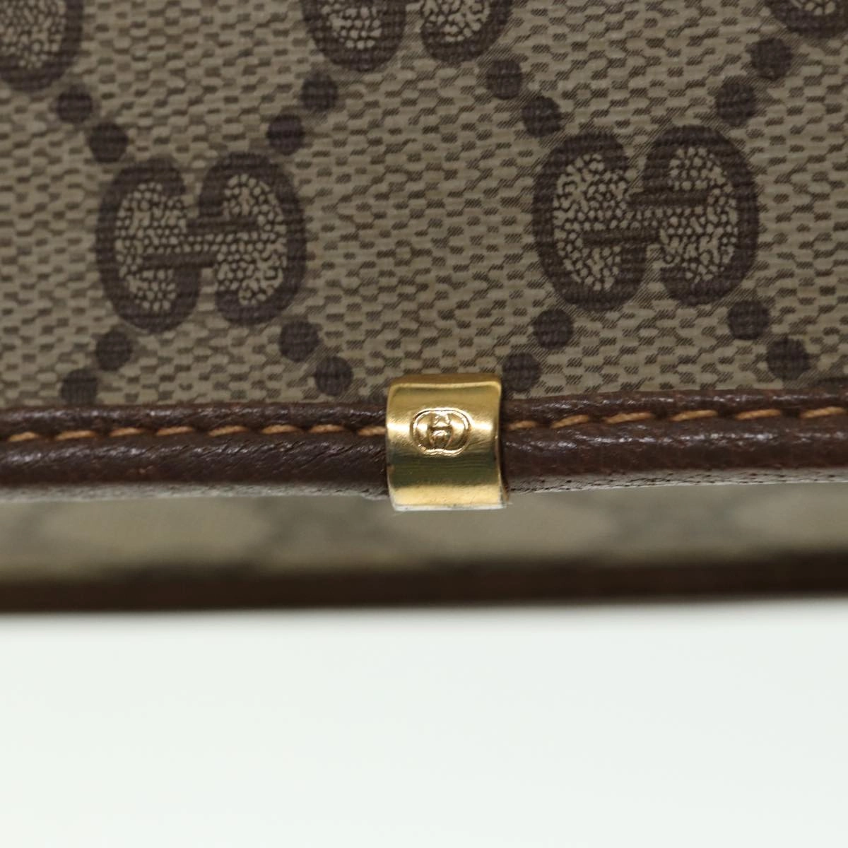 GUCCI GG Supreme Web Sherry Line Shoulder Bag PVC Beige 001 066 0551  79640