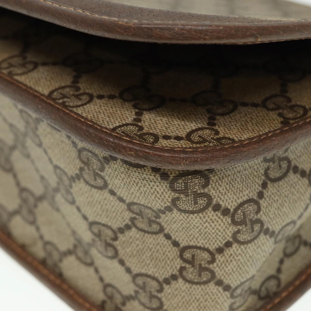 GUCCI GG Supreme Web Sherry Line Shoulder Bag PVC Beige 001 066 0551  79640
