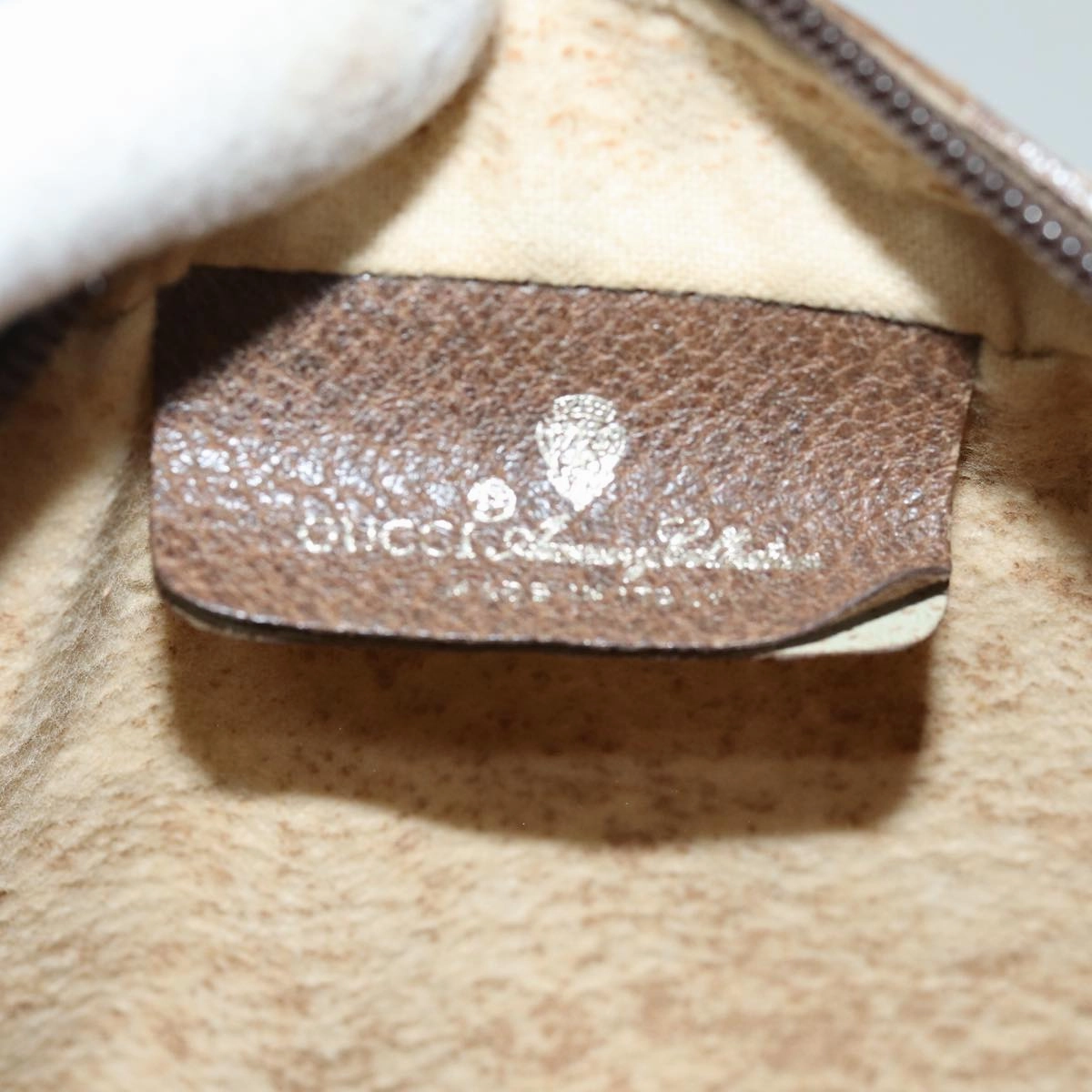 GUCCI GG Supreme Web Sherry Line Shoulder Bag PVC Beige 56 02 087  74416