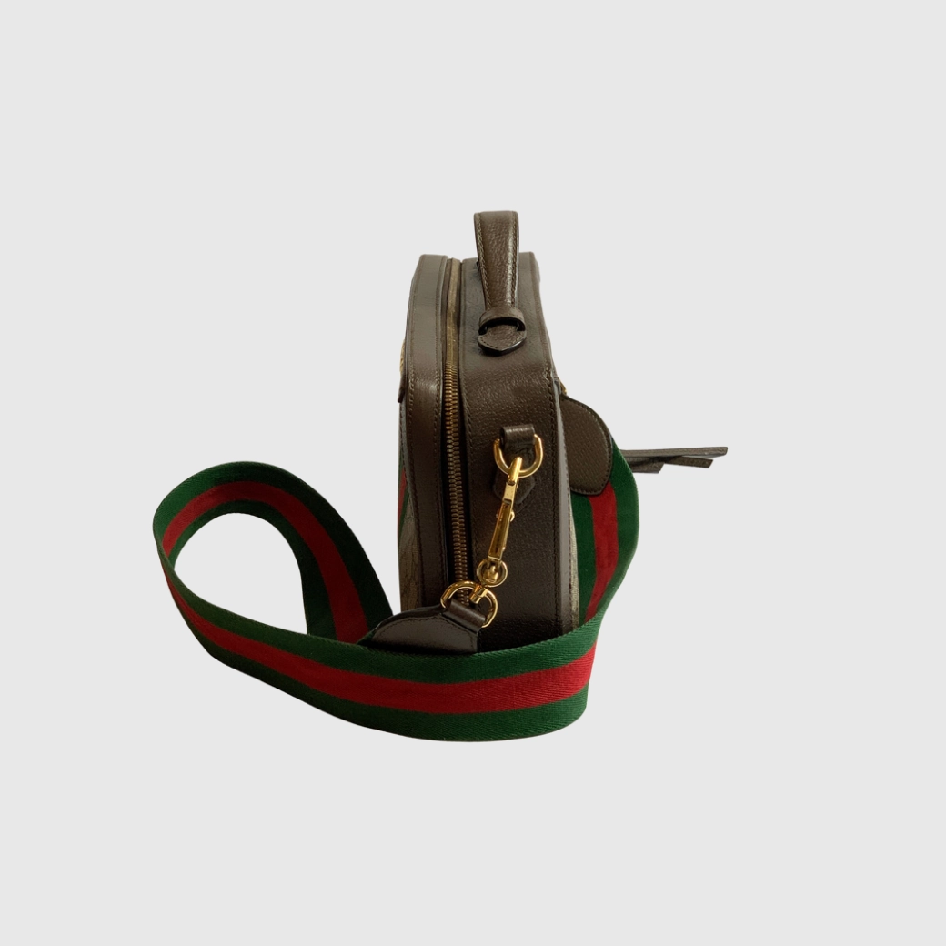 Gucci GG Supreme Web Small Ophidia Top Handle Shoulder Bag