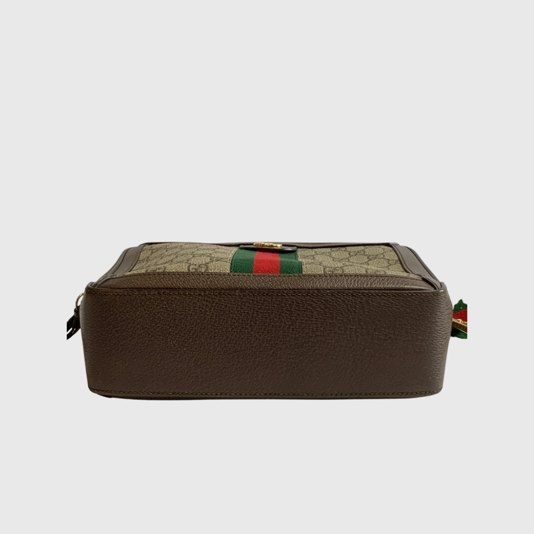 Gucci GG Supreme Web Small Ophidia Top Handle Shoulder Bag