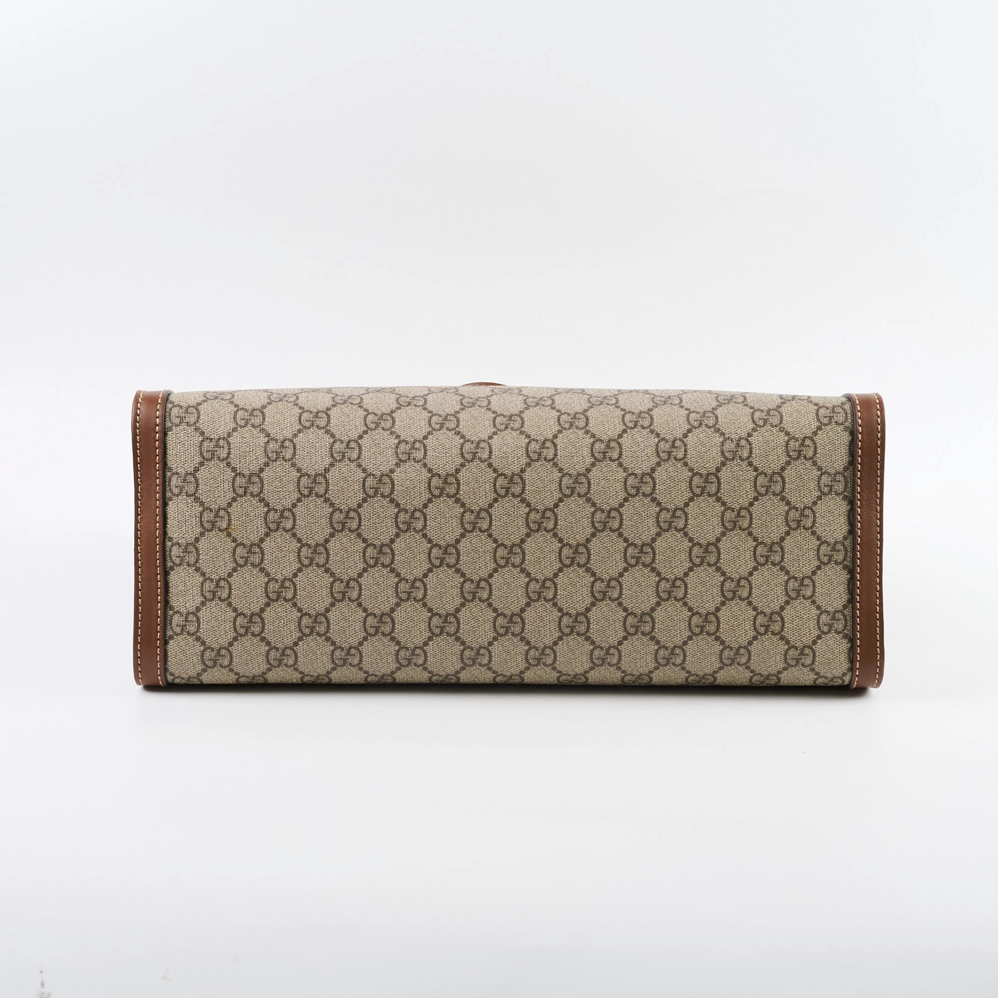 Gucci GG Surpreme Padlock Tote Beige