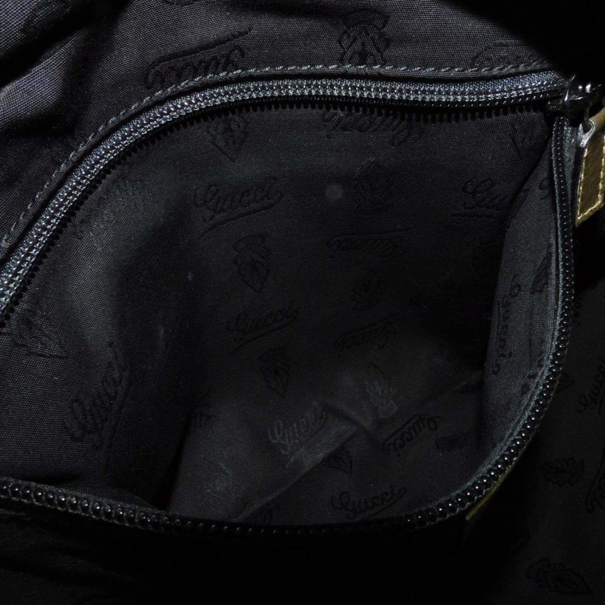 Gucci Gold Khaki Gg Imprim Canvas Shoulder Bag Tote Bag ()