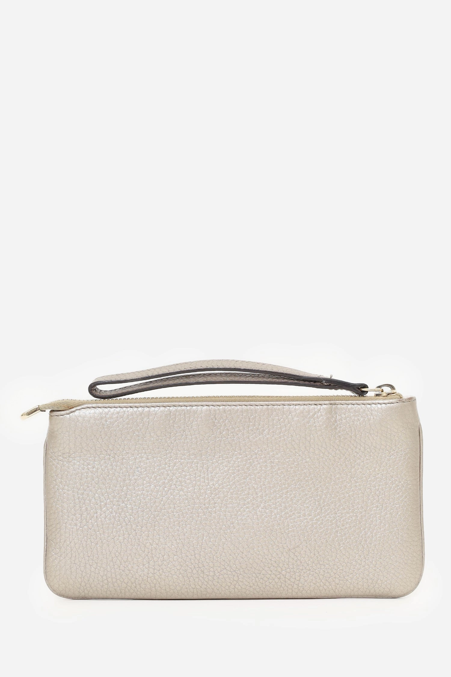 Gucci Gold Leather Wristlet