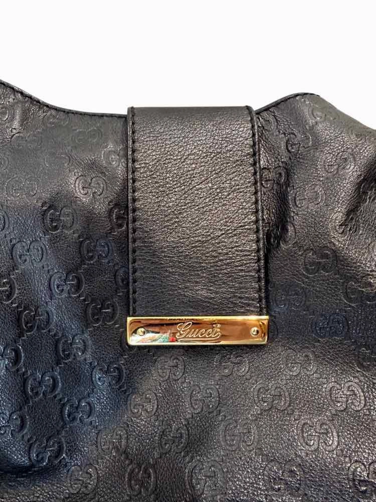 Gucci Guccisima Hobo Bag Black Handbag