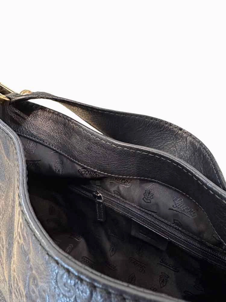 Gucci Guccisima Hobo Bag Black Handbag