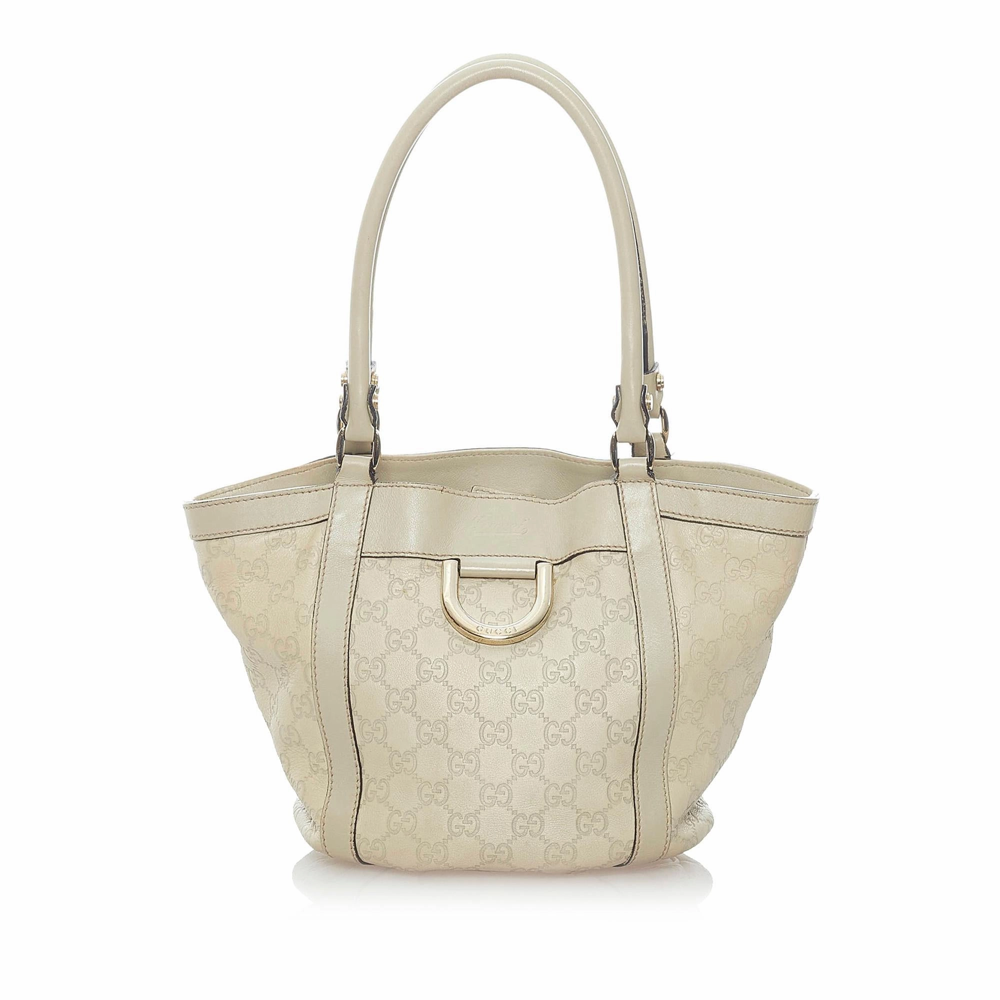 Gucci Guccissima Abbey D-Ring Shoulder Bag (SHG-32488)