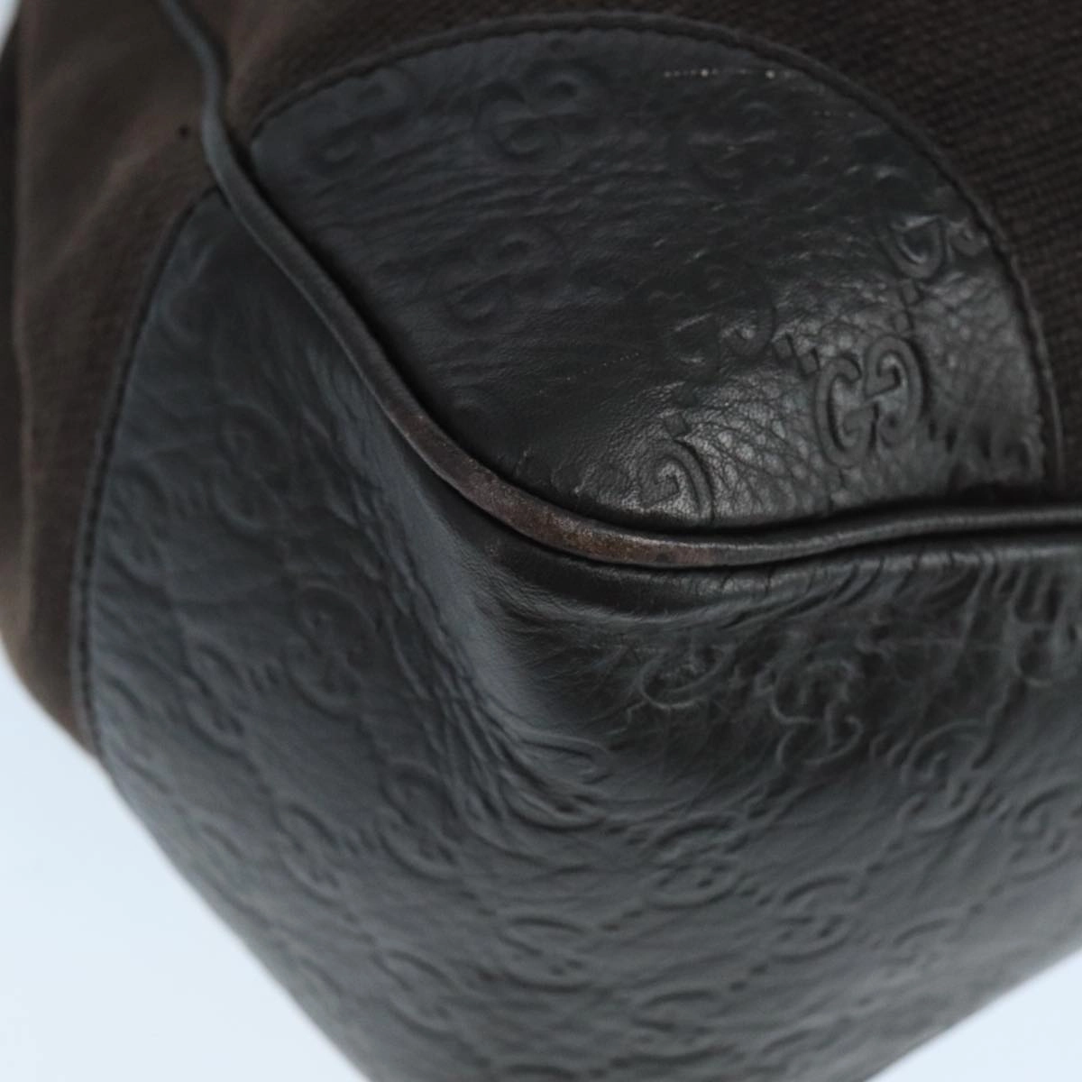 Gucci Guccissima Brown Canvas Shoulder Bag ()