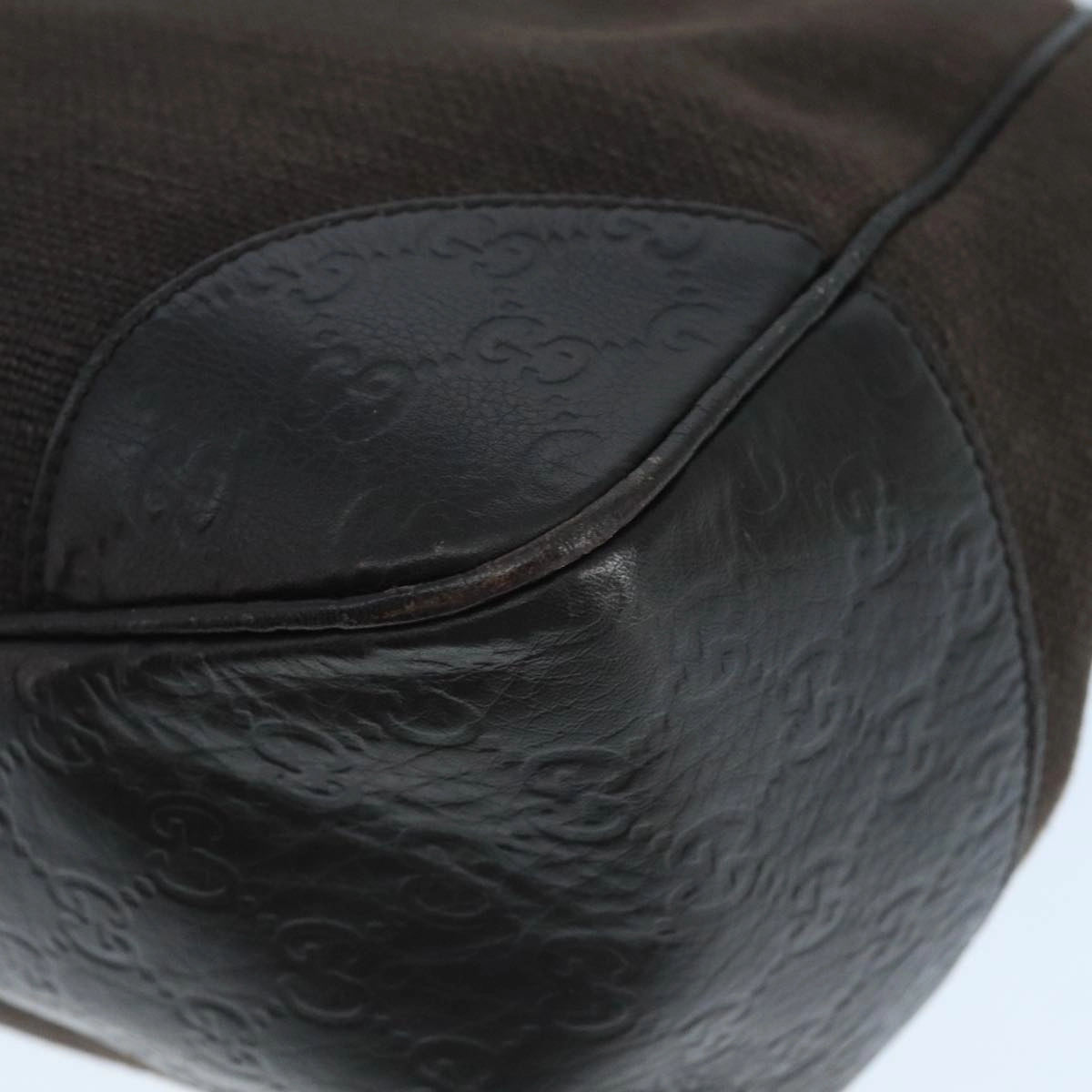Gucci Guccissima Brown Canvas Shoulder Bag ()