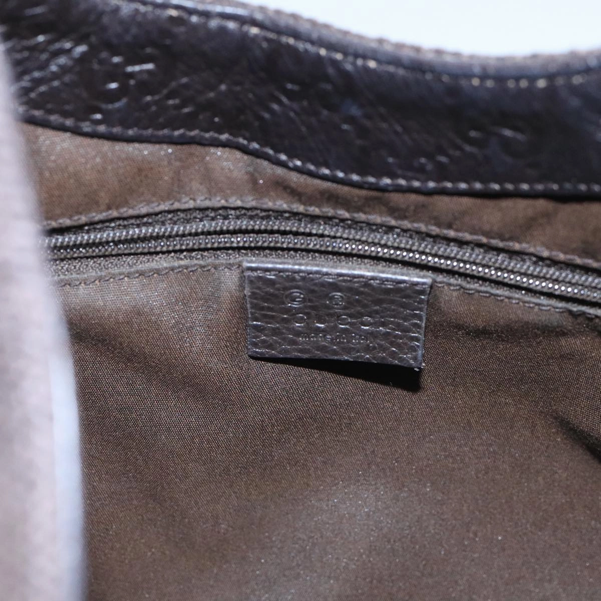 Gucci Guccissima Brown Canvas Shoulder Bag ()