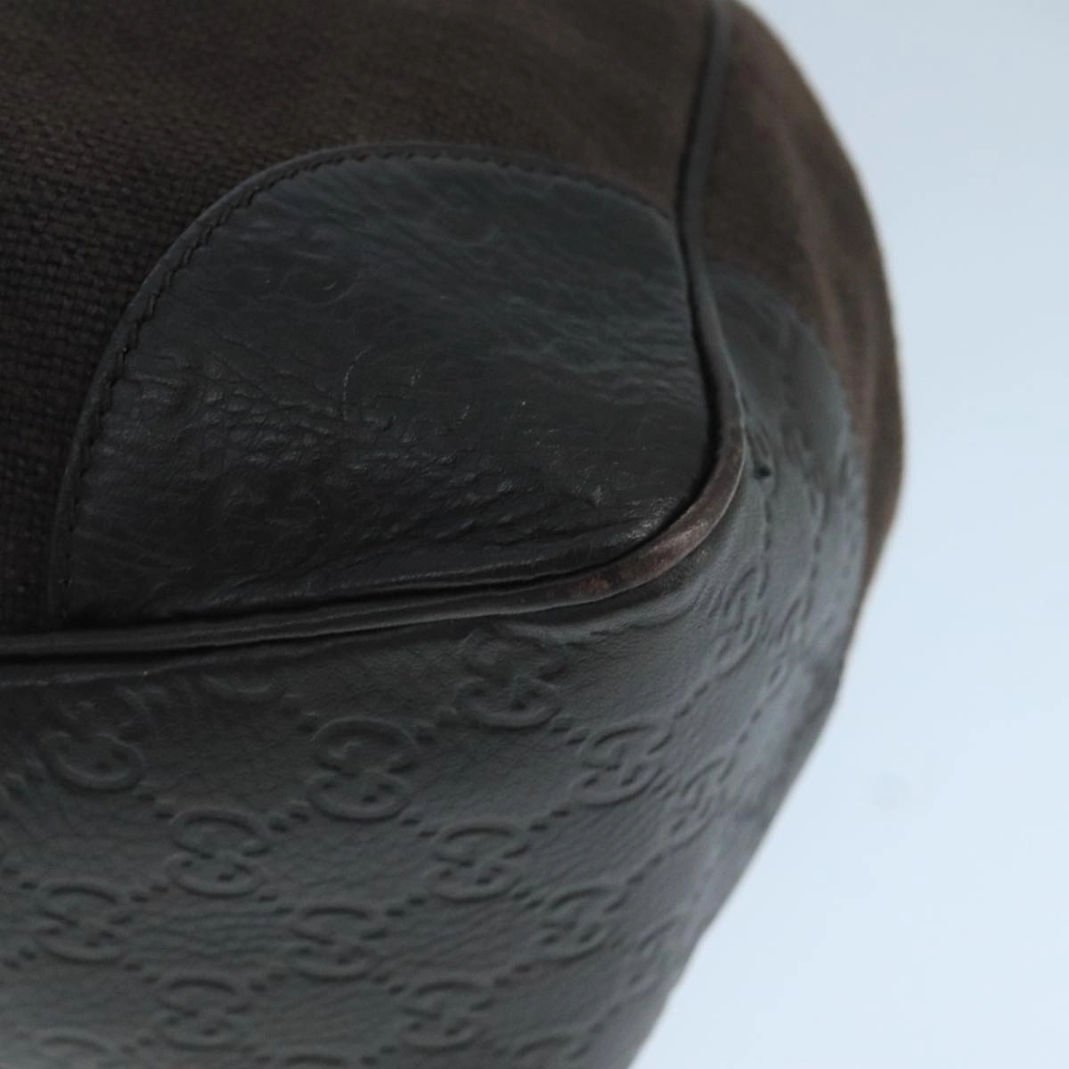 Gucci Guccissima Brown Canvas Shoulder Bag ()