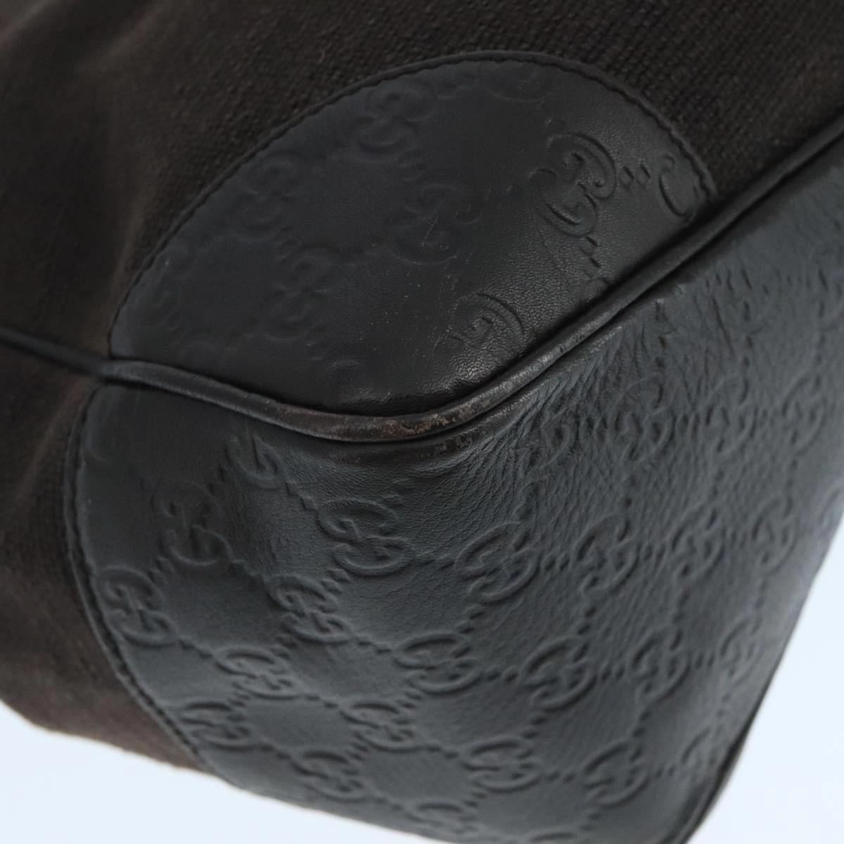 Gucci Guccissima Brown Canvas Shoulder Bag ()