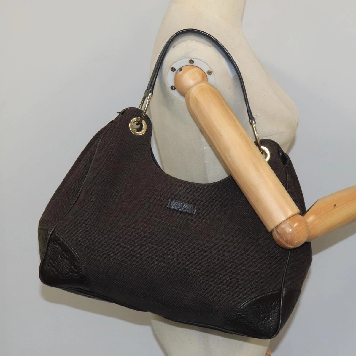 Gucci Guccissima Brown Canvas Shoulder Bag ()