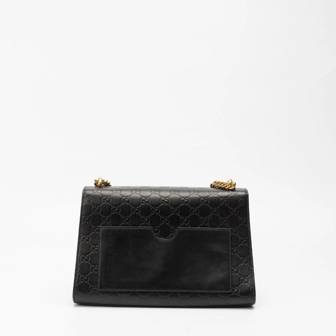 Gucci Guccissima Emily Padlock Shoulder Bag