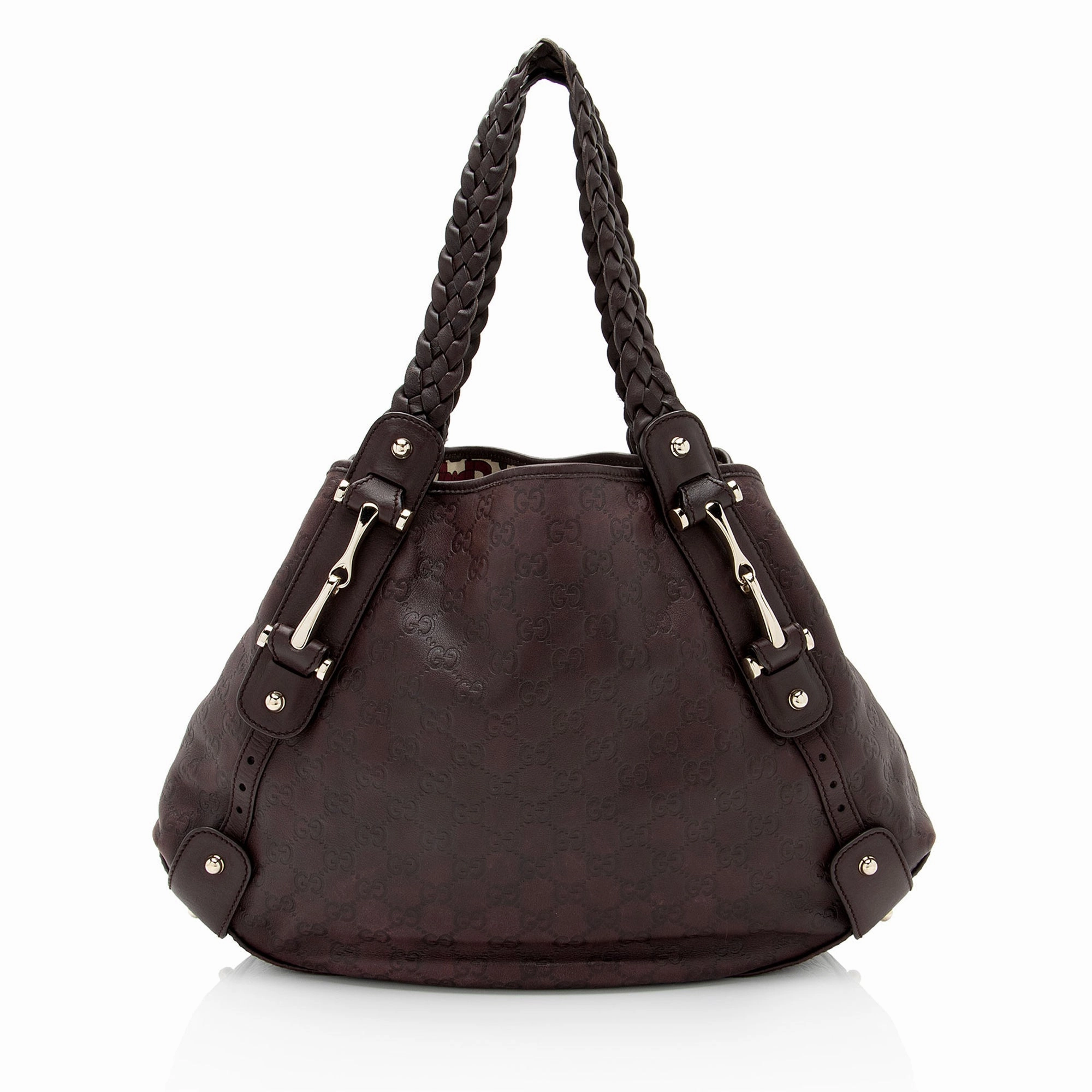 Gucci Guccissima Leather Pelham Medium Shoulder Bag (SHF-nM9nOS)