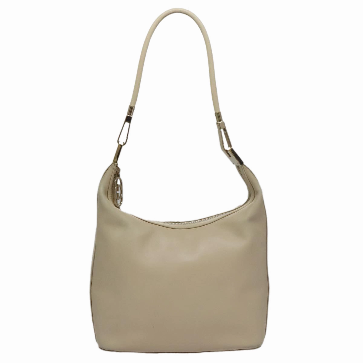 Gucci Hobo Beige Leather Shoulder Bag ()