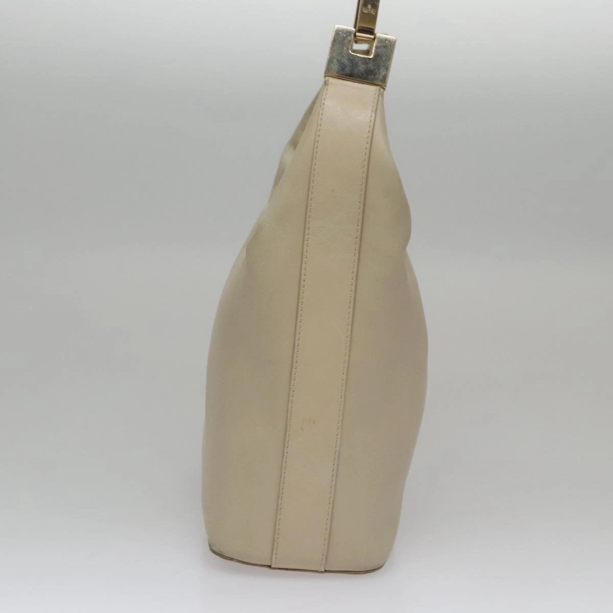 Gucci Hobo Beige Leather Shoulder Bag ()