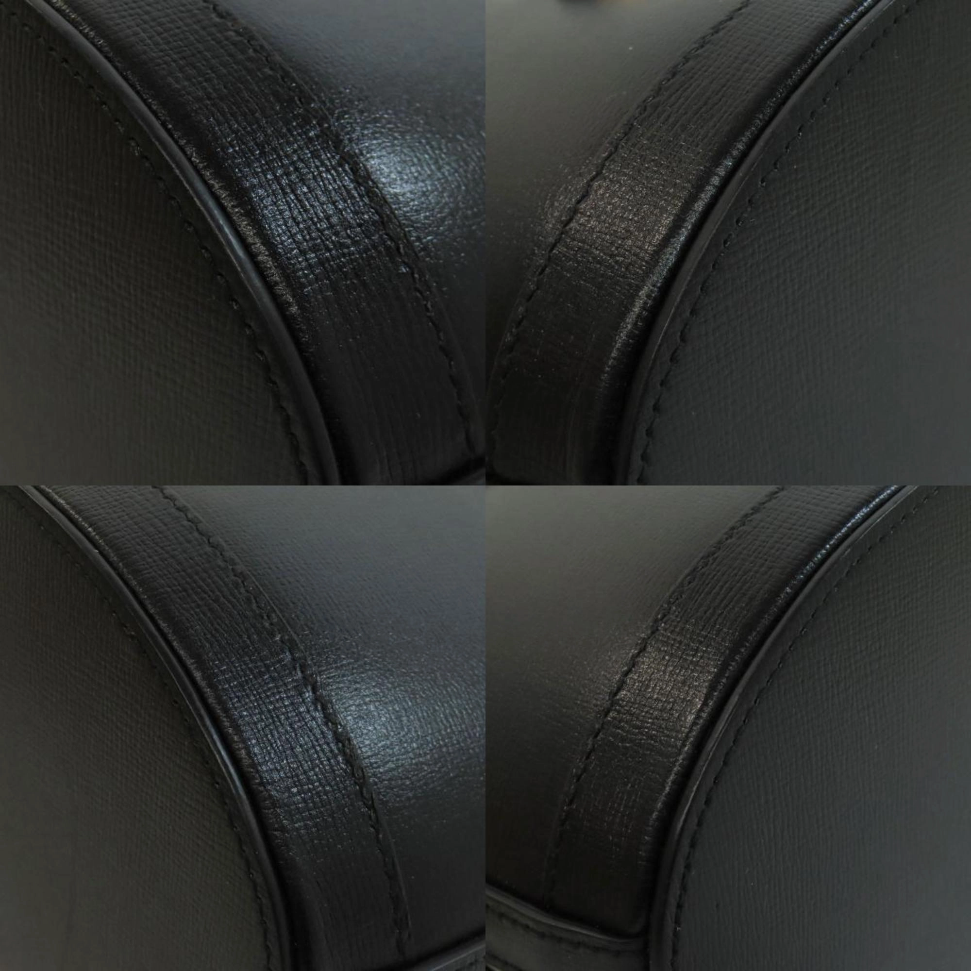 Gucci Horsebit Black Leather Shoulder Bag ()